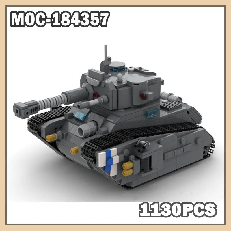 

MOC-184357 Военный роскошный танк, строительный блок Warhammer 40K, сборная игровая модель, совместимые кирпичи, игрушки, подарки для взрослых, 1130 шт.