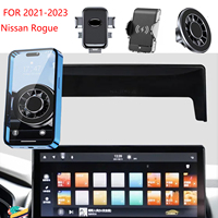 Car Phone Holder For 2021-2023 Nissan Rogue Magnetic GPS Screen Fixed Fast Wireless Charging Mobile Phone Mount Accessories