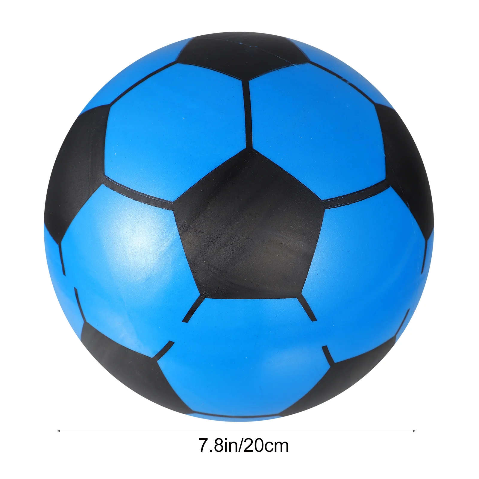 6 Pcs Inflatable Toys Kids Football Plastic PVC Soccer Balls Pat The 20X20CM Footballs Child