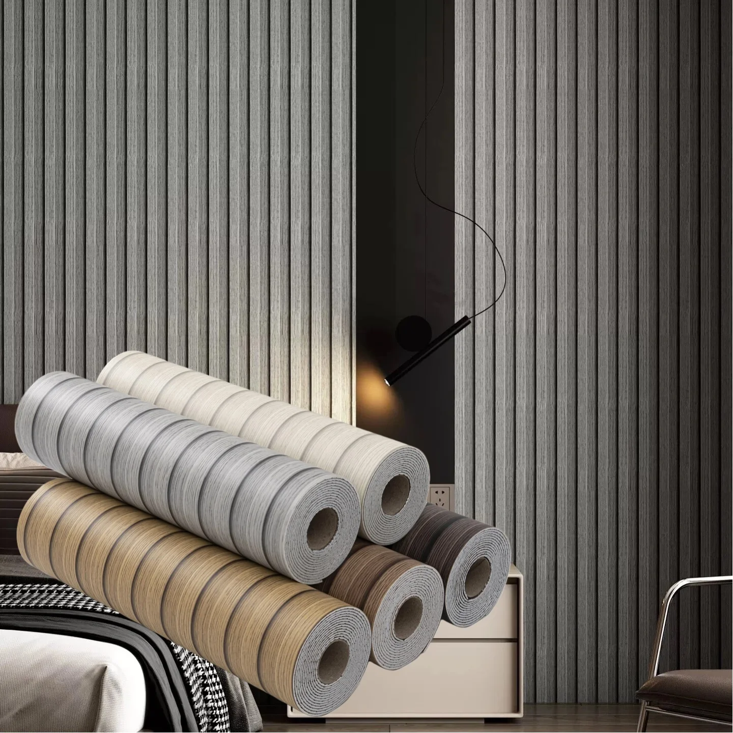 

Самоклеящиеся звукоизоляционные обои с текстурой дерева и защитой от царапин, пенопластовые сетчатые обои для детской комнаты, яслей, дома, отеля