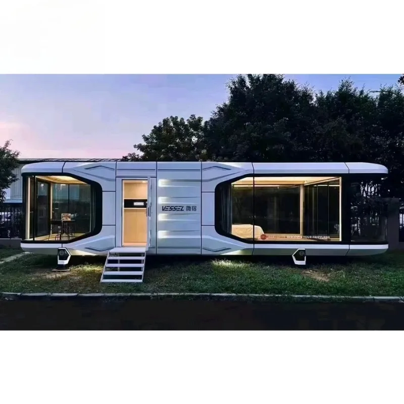 Custom Luxury Mobile Home Prefabricated House For Easy Outdoor Installation Of  Houses