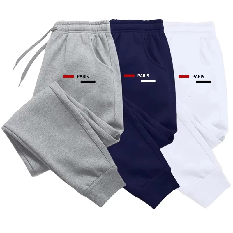 

Spring and Autumn Men's Casual Pants Personalized Printed Slim Breathable Sweatpants Sports Jogging Retro Streetwear