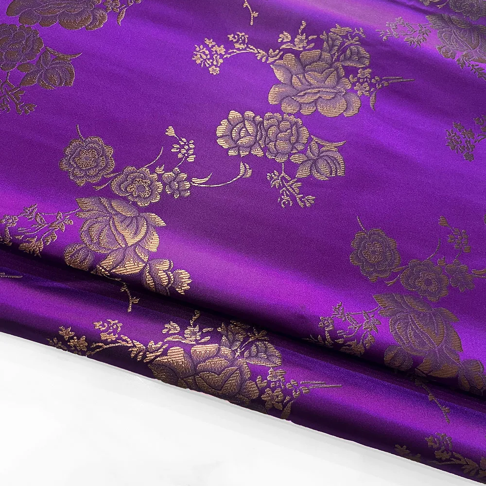 الدمشقي الساتان الديباج الجاكار النسيج خمر الأزهار الوريد للخياطة معطف الستار مفرش المائدة وسادة أريكة وتنورة الملابس