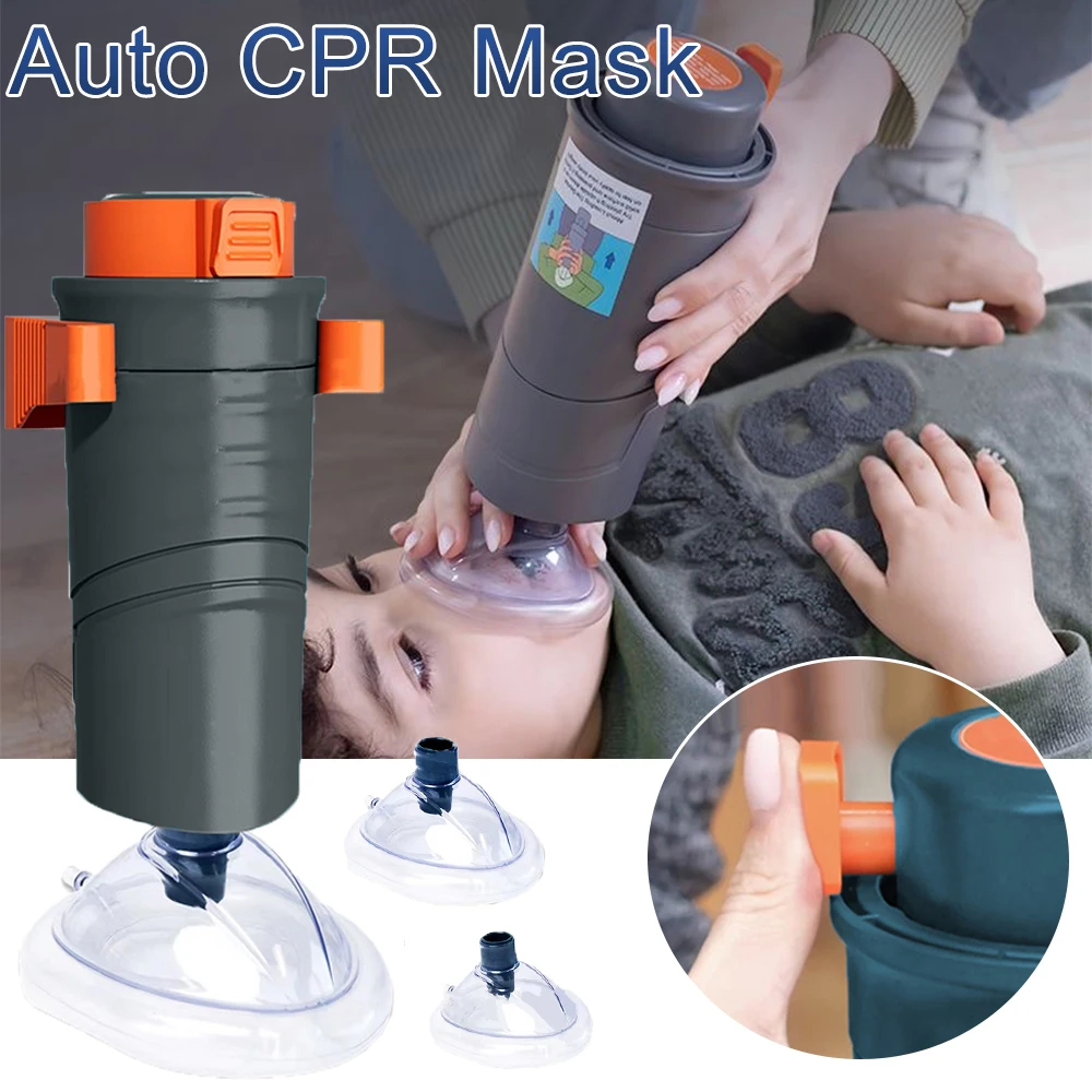 CPR Mask First Aid Choking Rescue Device Travel Home Choking Emergency Device Adult Children Portable Asphyxia Rescue Machine