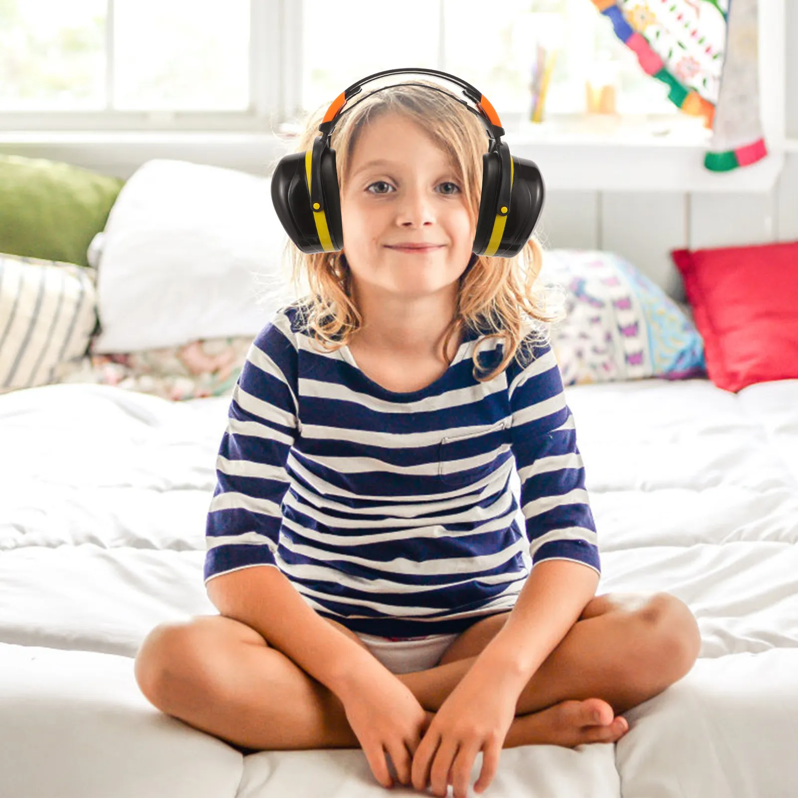 

Ear Protection Headphone Adjustable Noise Reduction Earmuff for Sleep Workshop Newborn Hearing Protection Lightweight Portable