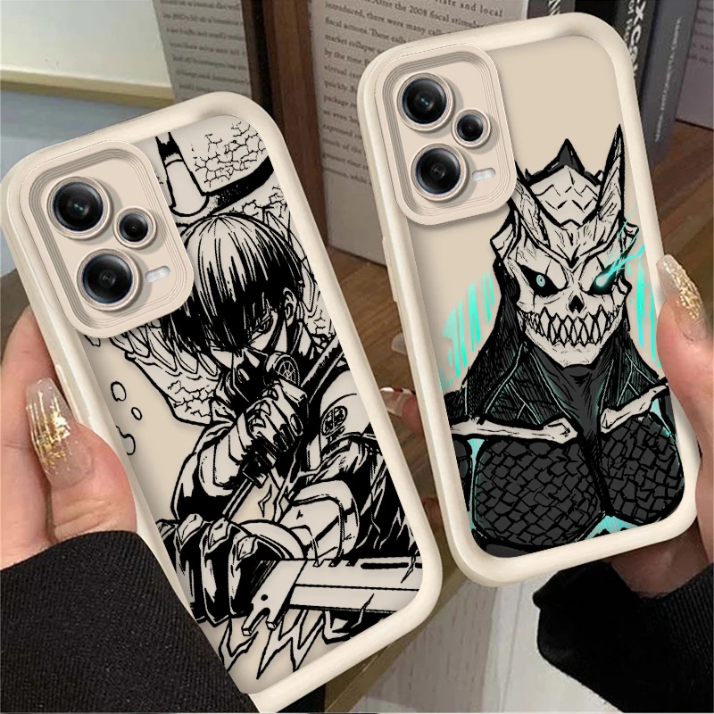 Funda blanda de Anime Kaiju No 8 Soshiro para Xiaomi Redmi Note 13 14 12 11 Pro Plus 5G 12S 11S 10S 10 9 Redmi 14C 13C 12C 12 4G A3 A3X