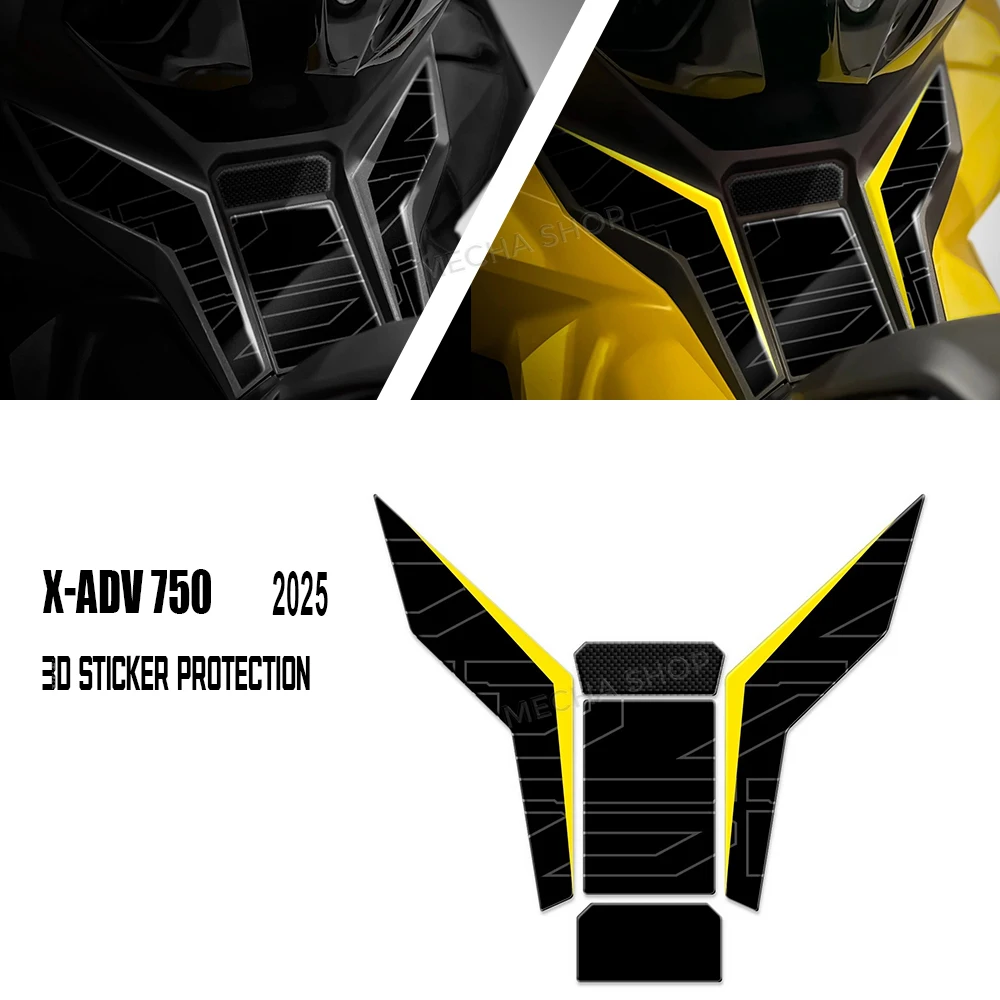 

New XADV750 2024 2025 Motorcycle Accessories For X ADV750 X-ADV 750 Tank Pad Center Area 3D Sticker Protection Kit