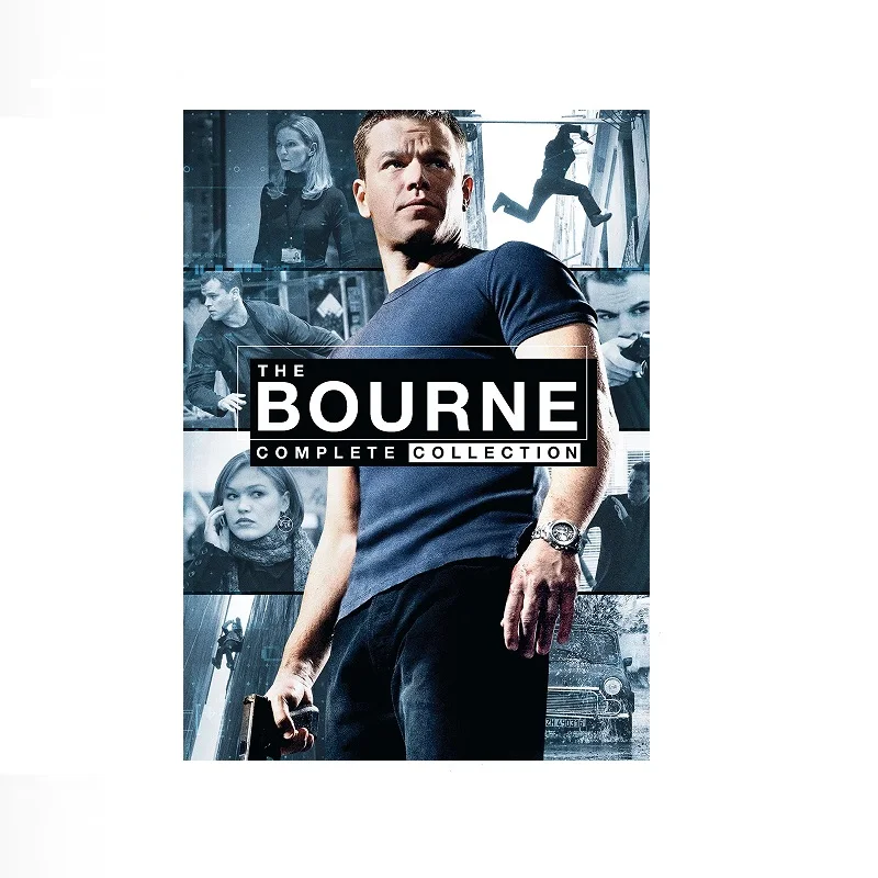 The Bourne Complete Movie, Print Art Canvas Poster, For Living Room Decor, Home Wall Picture