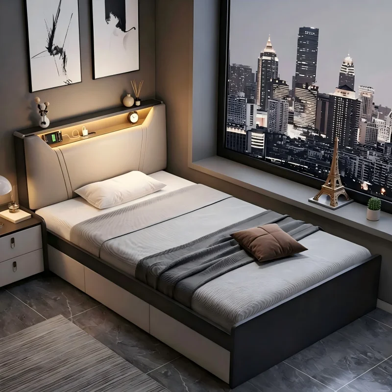 Modern Wooden Storage Bed Head - огляд і ціна Storage