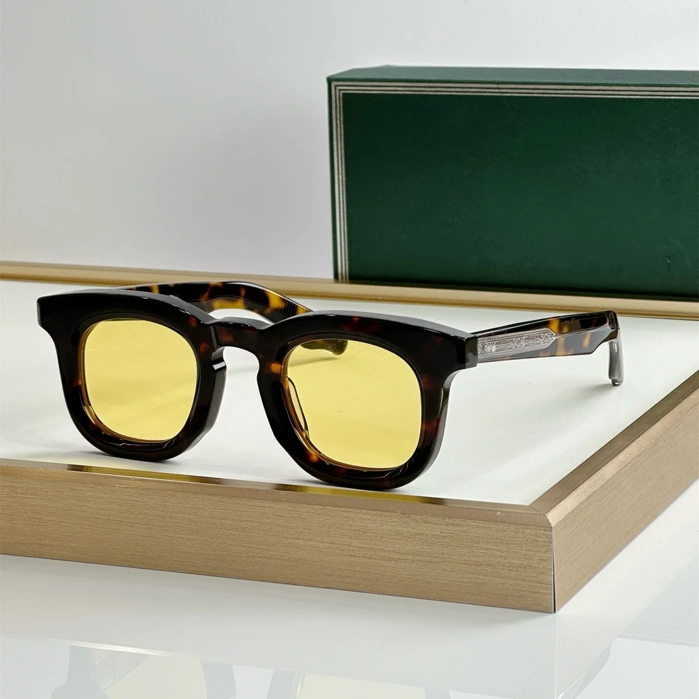 

DEVAUX японские дизайнерские круглые модные мужские и женские солнцезащитные очки UV400 классические винтажные очки ручной работы из ацетата для мужчин