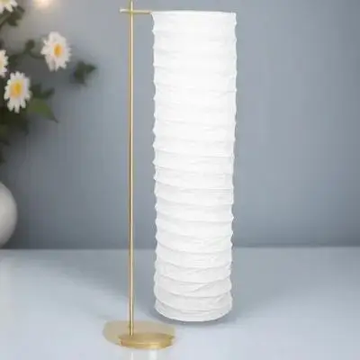 

Простой напольный светильник с абажуром из белой бумаги для гостиной и спальни, создающий теплую атмосферу, световой колпак