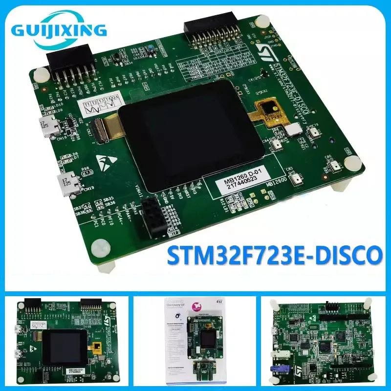 

Параметры 32F723EDISCOVERY suite используют STM32F723IEK6 MCU