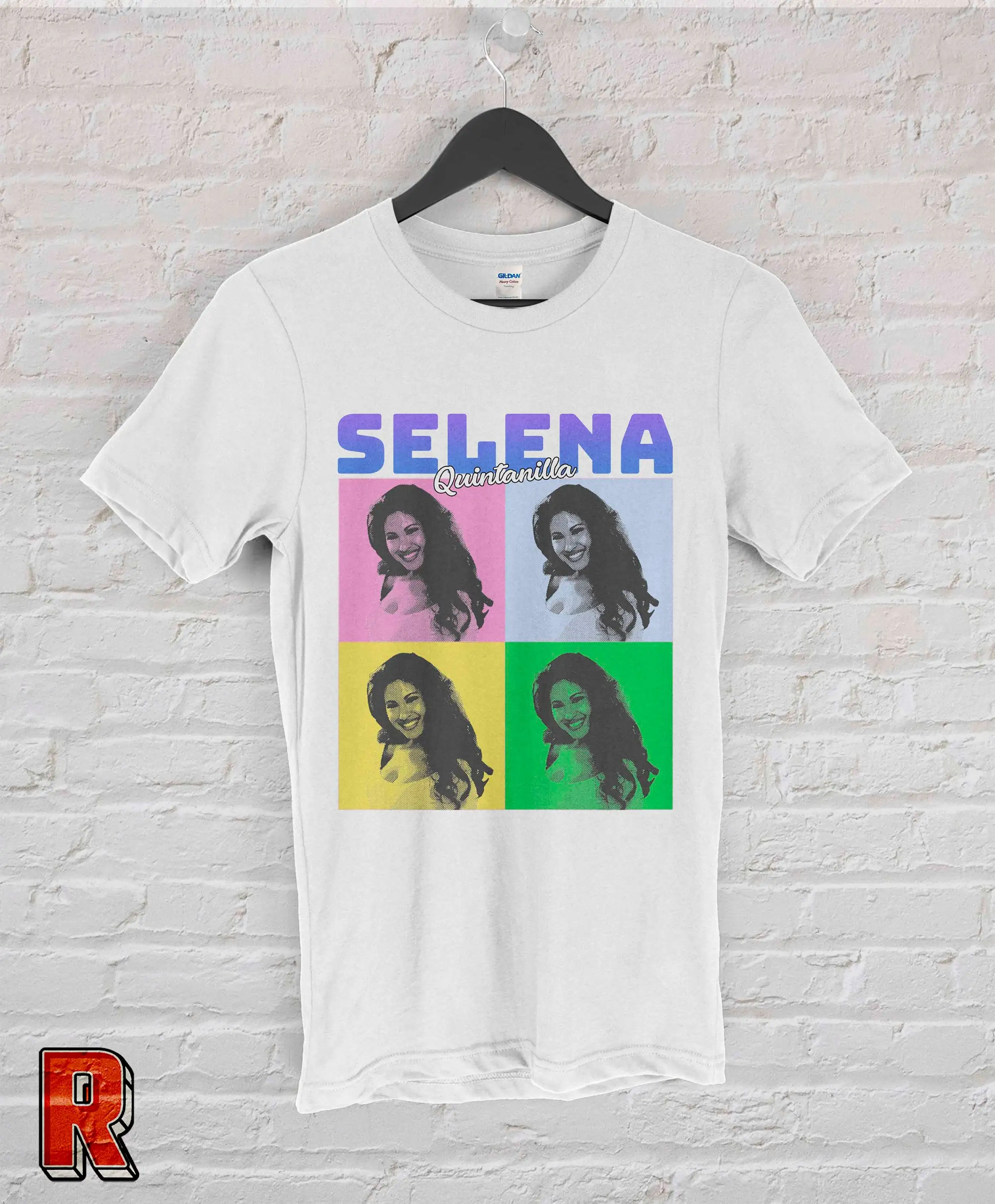 Selenas Quintanilla Vintage La Cantante 90's T shirt Rap tee Black White Homage GifT