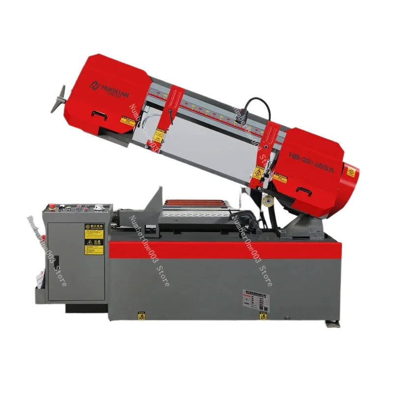 Band saw automatic metal cutting aluminum alloy large heavy industrial grade band saw machine high power horizontal cutting