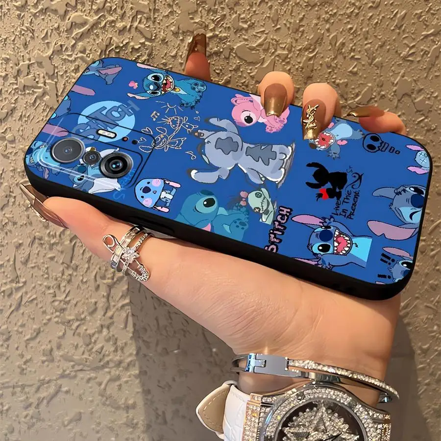 เคสโทรศัพท์แบบนิ่มสำหรับ Xiaomi Mi 10T 11T 14 Pro 9 CC9Pro 10 11 13 Lite 13 9T ลายการ์ตูนดิสนีย์สติทช์