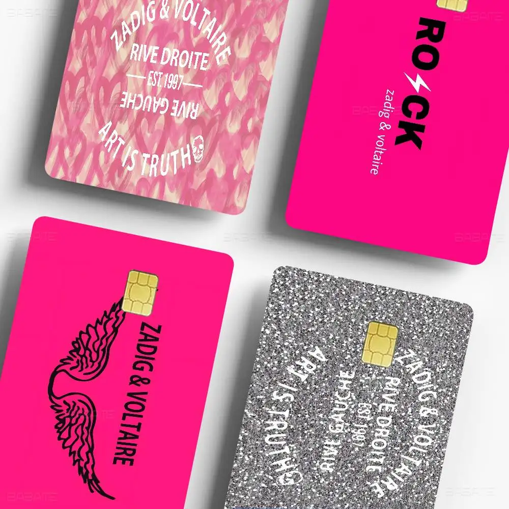 أزياء Z-Zadig وV-Voltaire أنيمي تنفق أو حفظ قذيفة مضحكة على قبالة رقيقة جدا لا تتلاشى ملصق غطاء الجلد فيلم