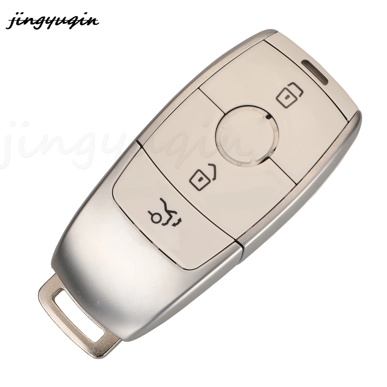 Jingyuqin 3 Buttons Replacement Remote Car Key Shell Case Fob For Mercedes Benz 2017 E Class E43 E300 E400 W213 2018 S Class