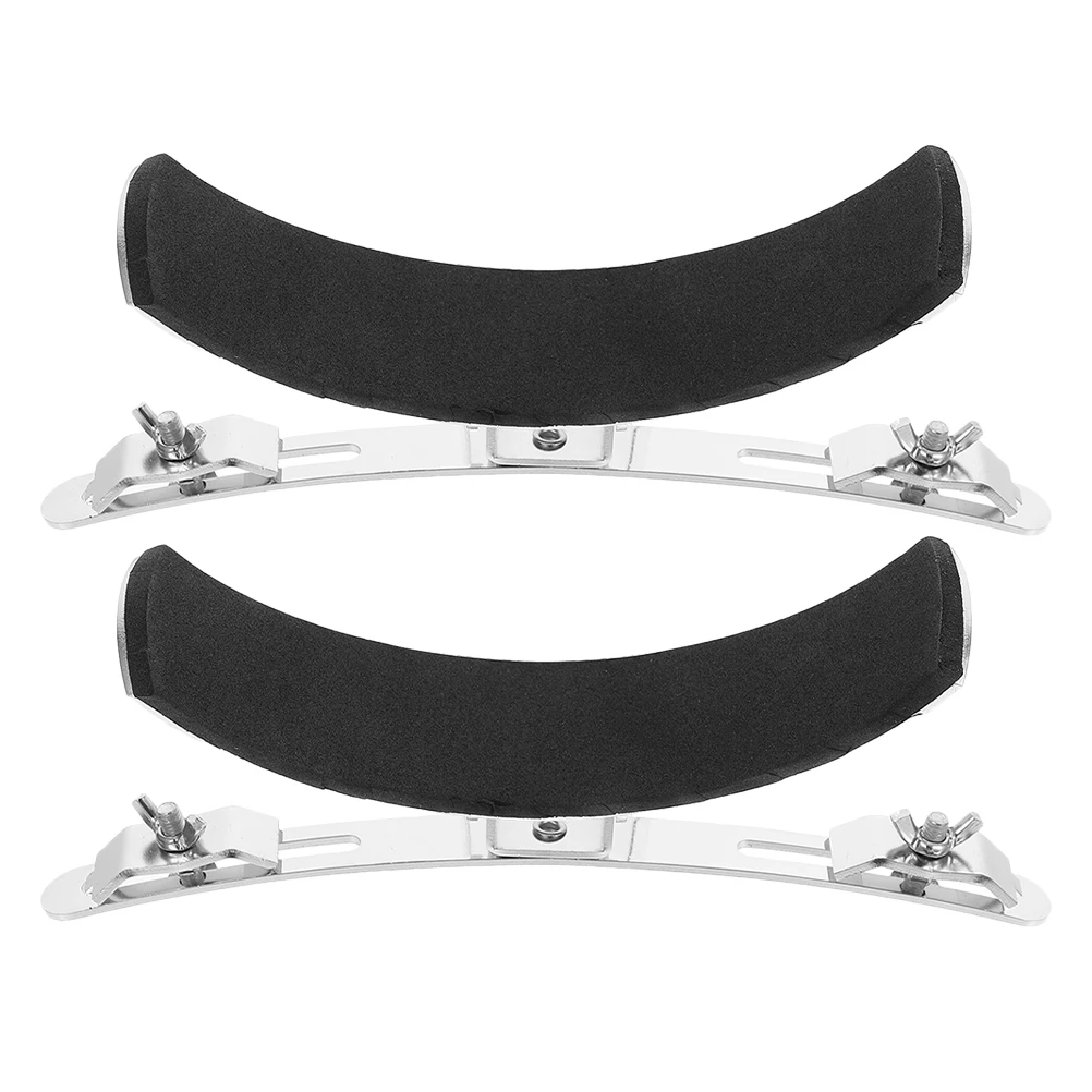 

Marching Drum Leg Rest Percussion Instrument Accessory Drums Silver Stainless Steel