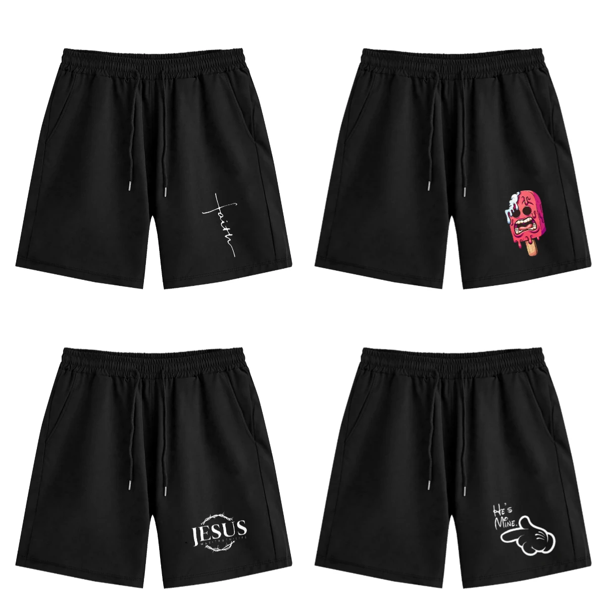 

Лето 2022, модные мужские хлопковые шорты с принтом, мужские спортивные шорты для тренировок, удобные повседневные шорты для фитнеса, бега и тренировок