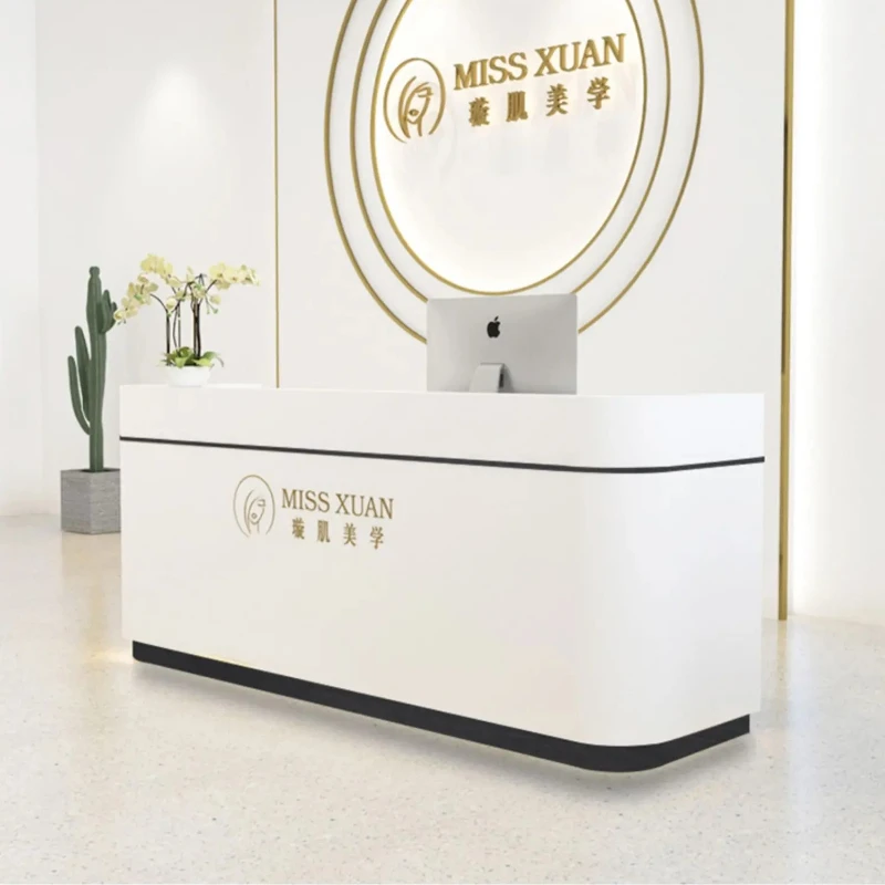 Luxury Nordic Commercial Storage Classic Reception Desk Simple Bar Counter Unique Classic Toonbank Winkel Commercial Furniture