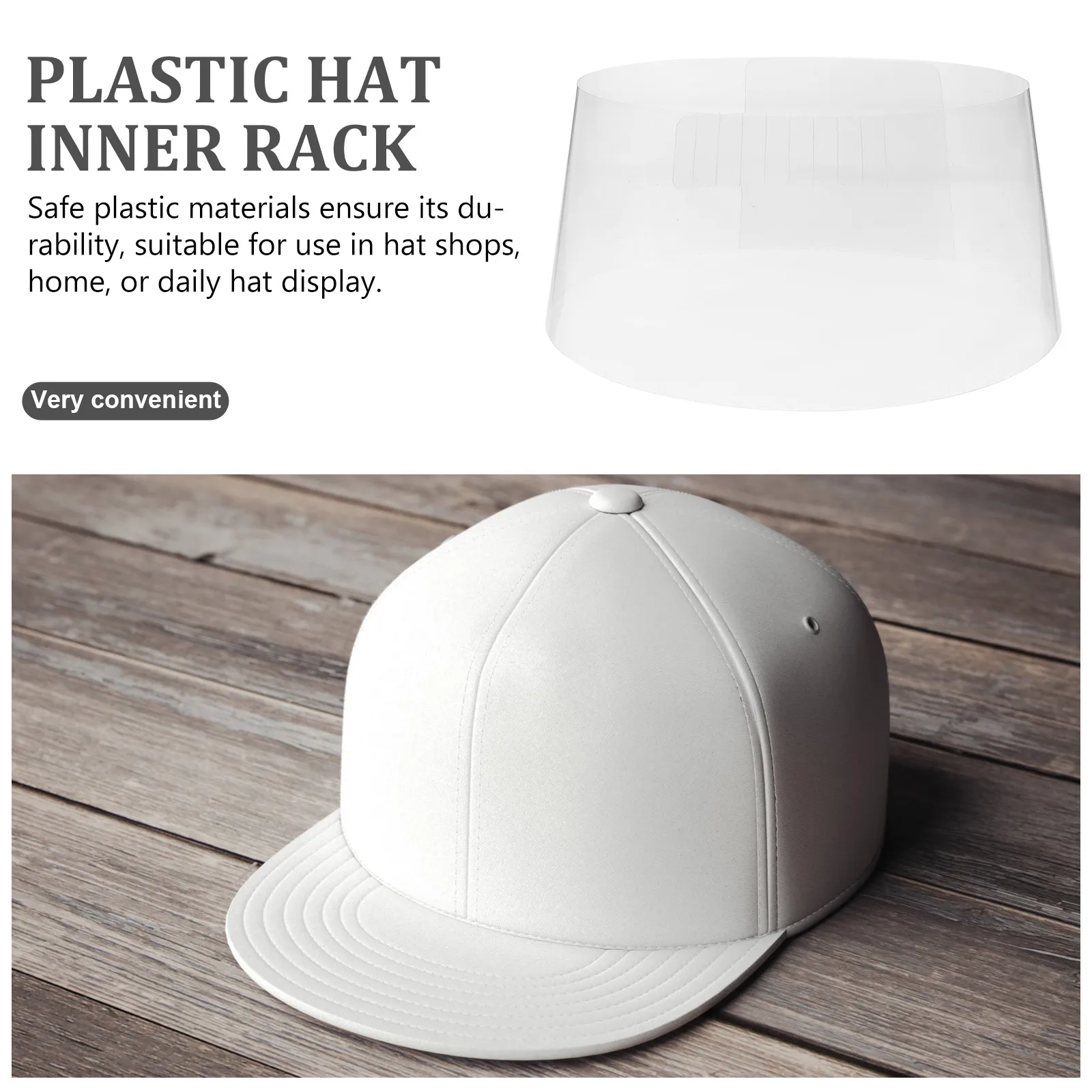 

10pcs Hat Inner Support Plastic Holder Smooth Surface Non scratch Display Rack Home Use Storage Accessories