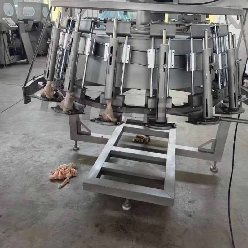 Customized Automatic Chicken Thigh Bone Remover Commercial Deboning Device For Barbecue Chicken Thigh Factory Processing Lines