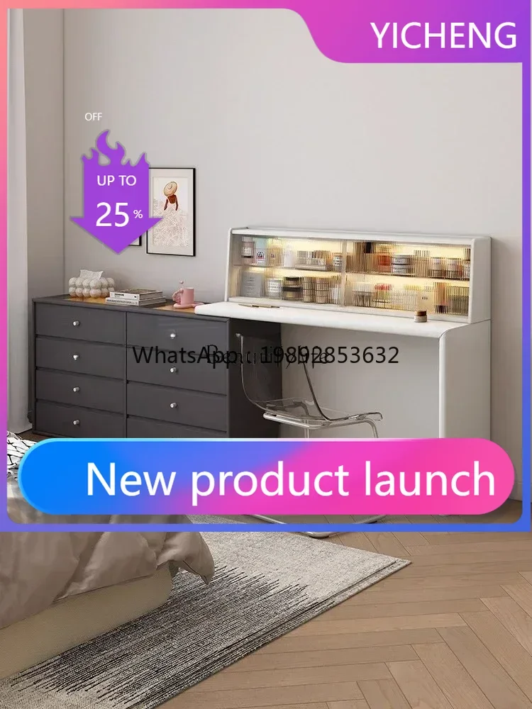 

LYY 4Dressing table integrated storage cabinet full solid wood makeup table customizablelx