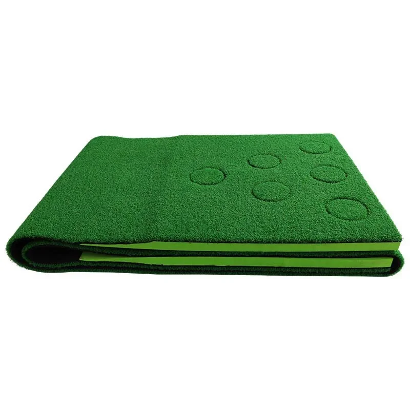 

Golf 12-hole simulated green golf putter flannel practice blanket indoor and outdoor portable