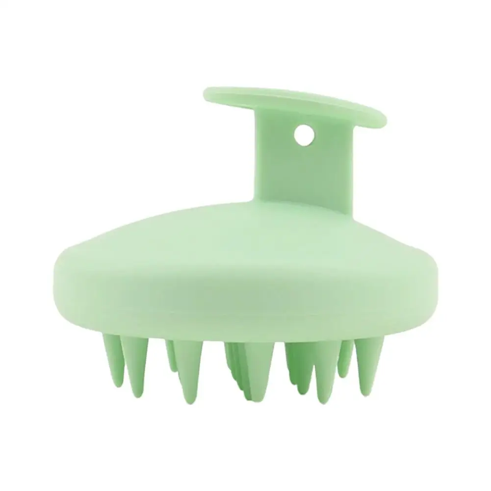 Sikat Pijat Kulit Kepala Silikon Lembut, Sikat Pijat Tubuh, Sikat Pembersih Rambut, Sikat Cuci Rambut Basah, Sisir Bergigi, Alat Salon Tata Rambut