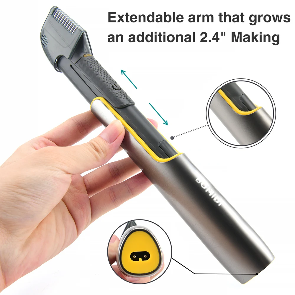 Hairscape OEM Professional USB Rechargeable Cordless Electric Body Hair Trimmer for Men Trimmer wholesale 콧털 정리기  тример