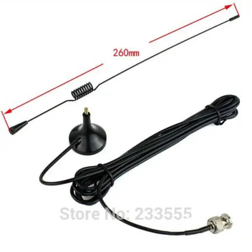 NEW UT-102UV BNC Connector VHF/UHF Antenna for Radio Walkie Talkie ICOM IC-V8/V80/V82/V85 Two Way Radio