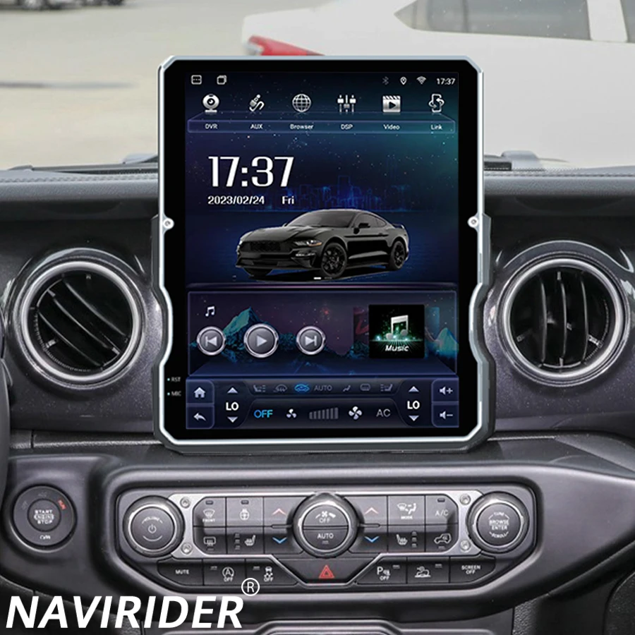 For Jeep Wrangler JL Gladiator Pickups JT 2018-2023 Head Unit 12.1