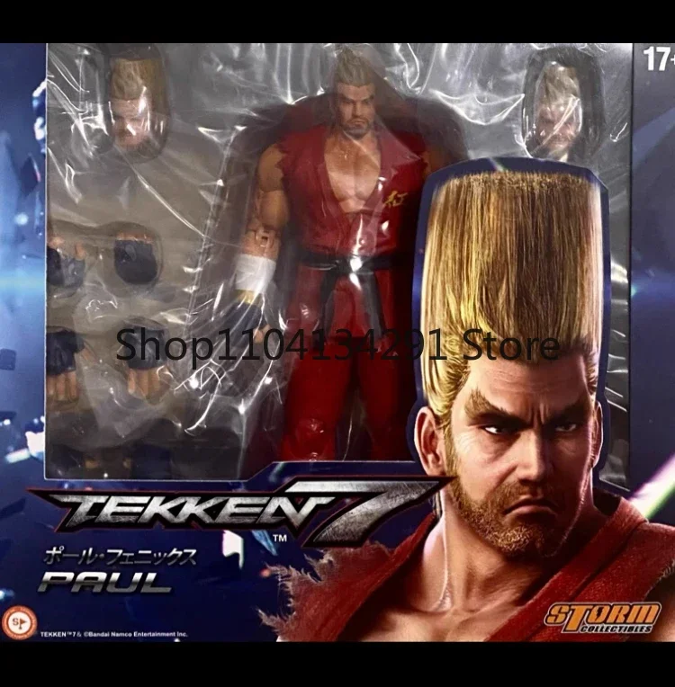 Versión Original en Stock Storm Toys Tekken 7 Paul Phoenix oro rojo edición especial regalo de cumpleaños juguete figura de acción coleccionable
