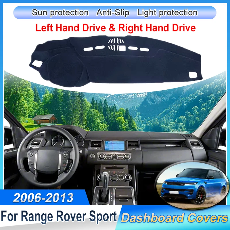 

For Land Rover Range Rover Sport L320 2006~2013 Car Dashboard Cover Instrument Panel Mat Sun Shade Decoration Carpet Accessories