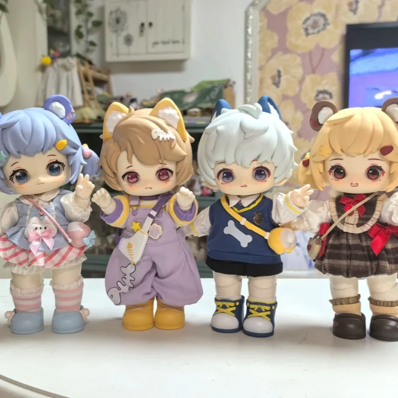 Hani Sweet Dream Series Bjd Girl Action Figure Trendy Blind Box Collectible Figurine For Girls Desktop Ornament Festival Gift