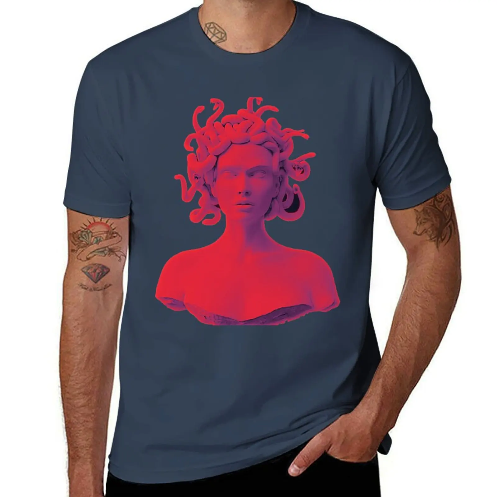 

MEDUSA MYTHOLOGY T-Shirt Casual All Match Short Sleeve T-Shirt