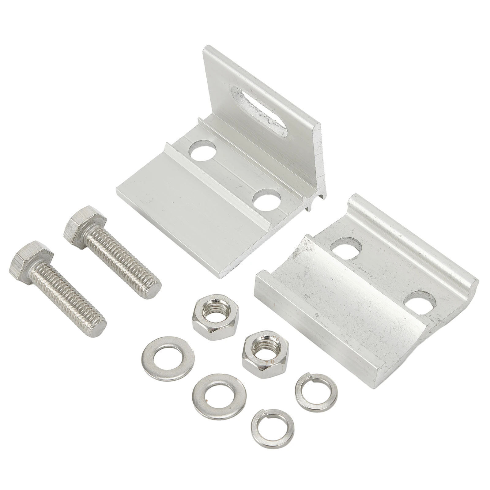 Sistema de estantería de módulo Solar PV, abrazadera de pie de Metal, abrazadera de techo, abrazadera de extremo Solar PV de aleación de aluminio, soporte de montaje de Panel Solar