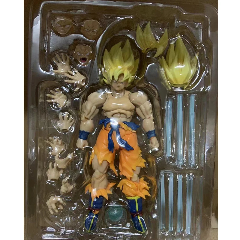 دراغون بول Z سون جوكو الشكل ، SHF S.H.Figuarts ، أضرار الحرب ، سوبر سايا ، شخصيات حركة أنيمي ، ألعاب نموذجية ، هدية عيد ميلاد
