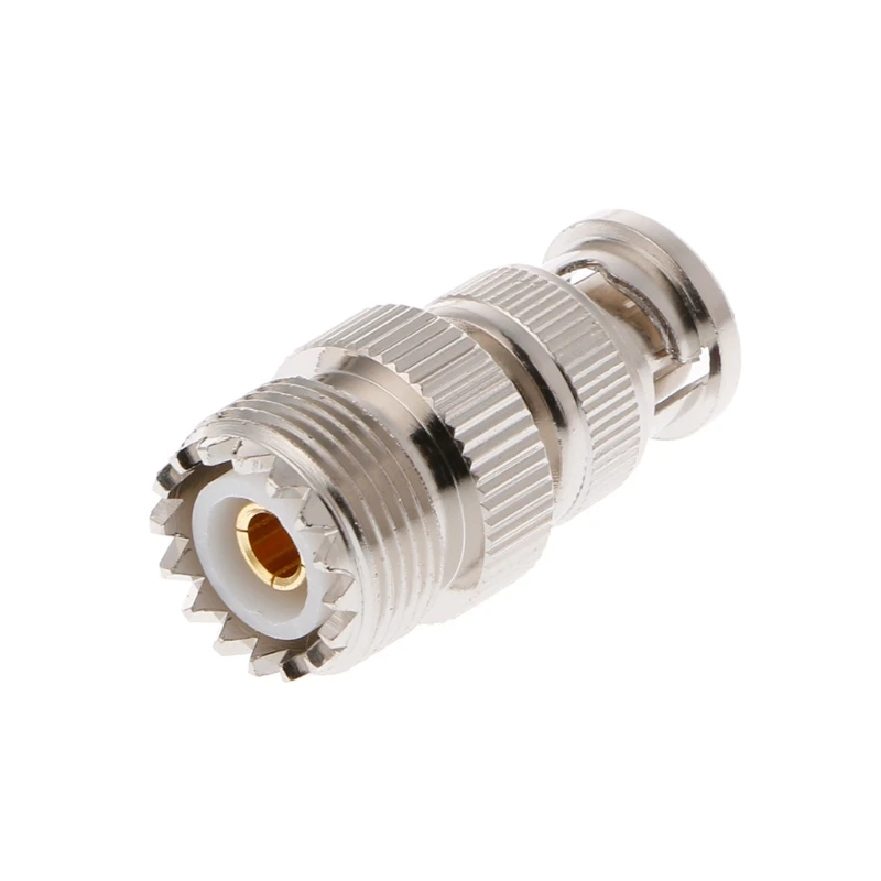 

BNC Male Plug To UHF SO239 PL-259 Female RF Coaxial Adapter Cable Connector