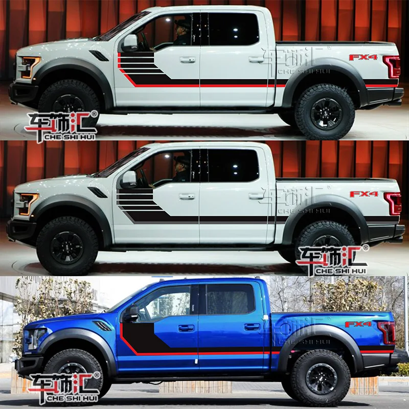 

New Body Custom Car Sticker Vinyl Foil FOR Ford Raptor F150 2015-2022 Body Decoration Fashion Car Foil Accessories