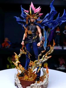 28cm / 11.02 in Figur Yugi Muto Figurine Dimensi Permainan Gelap Figur Aksi Monster Duel Koleksi Patung PVC Hadiah Mainan Koleksi 12 action figure penjualan terbaik yugioh - №