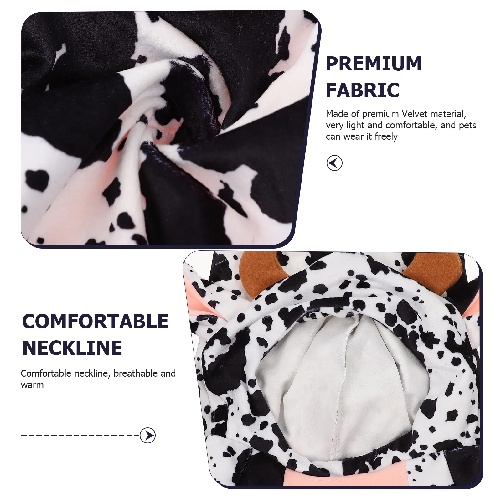 

Cow Modeling Pet Outfit Lightweight Comfortable Dog Costume Decorative Clothes Lovely Pet Apparel for Special Occasions