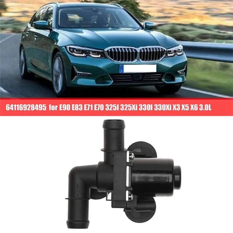 

Compact 64116928495 Heater Control Valve Warm Air Water Valve Car For BMW E90 E83 E71 E70 325I 325Xi 330I 330Xi X3 X5 X6 3.0L