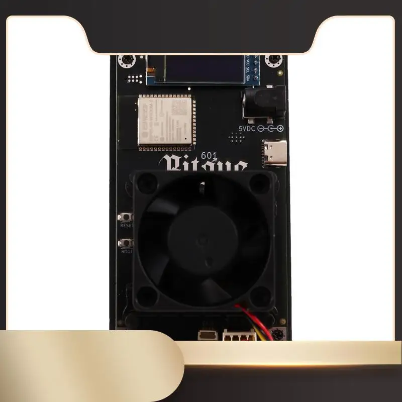 

Bitaxe Gamma 601 BTC Solo Miner 1.2TH/S 18-22W BM1370 Asic Chip From Antminer S21 Pro Bitcoin Crypto Miner Black-N36R