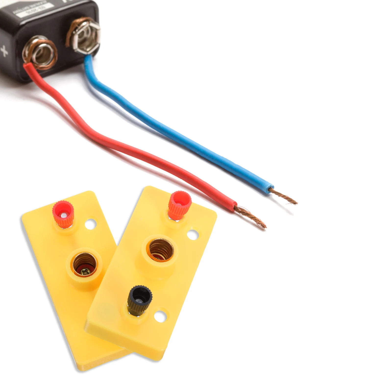 

2pcs Small Lamp Holder Plastic Material Easy Use Middle School Physics Experiments DIY Circuit Board Socket Replacement Learning