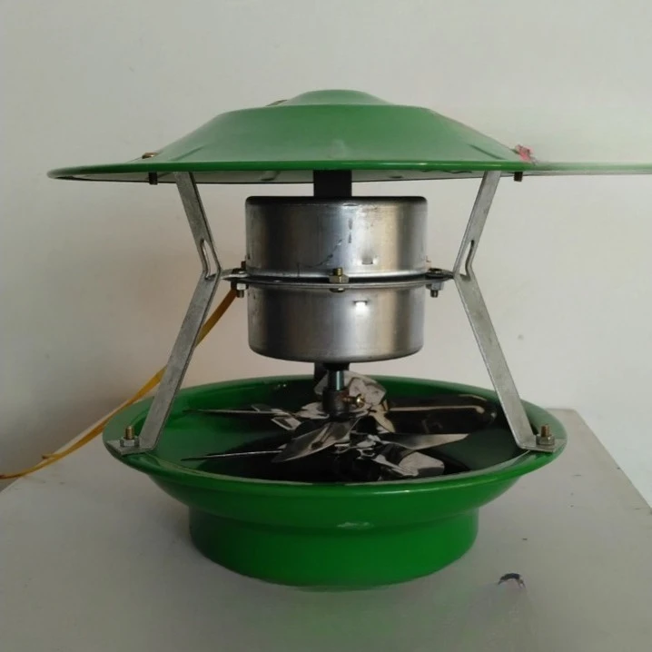 100W Cast Iron Chimney Induced Draft Fan Household Exhaust Fan for Boiler Cottage Stove Smoke Ventilation