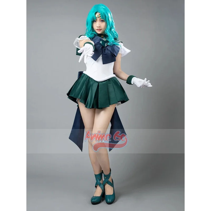 Anime Sailor Super S Film Sailor Neptune Michiru Kaioh Michell Cosplay Costume mp001404