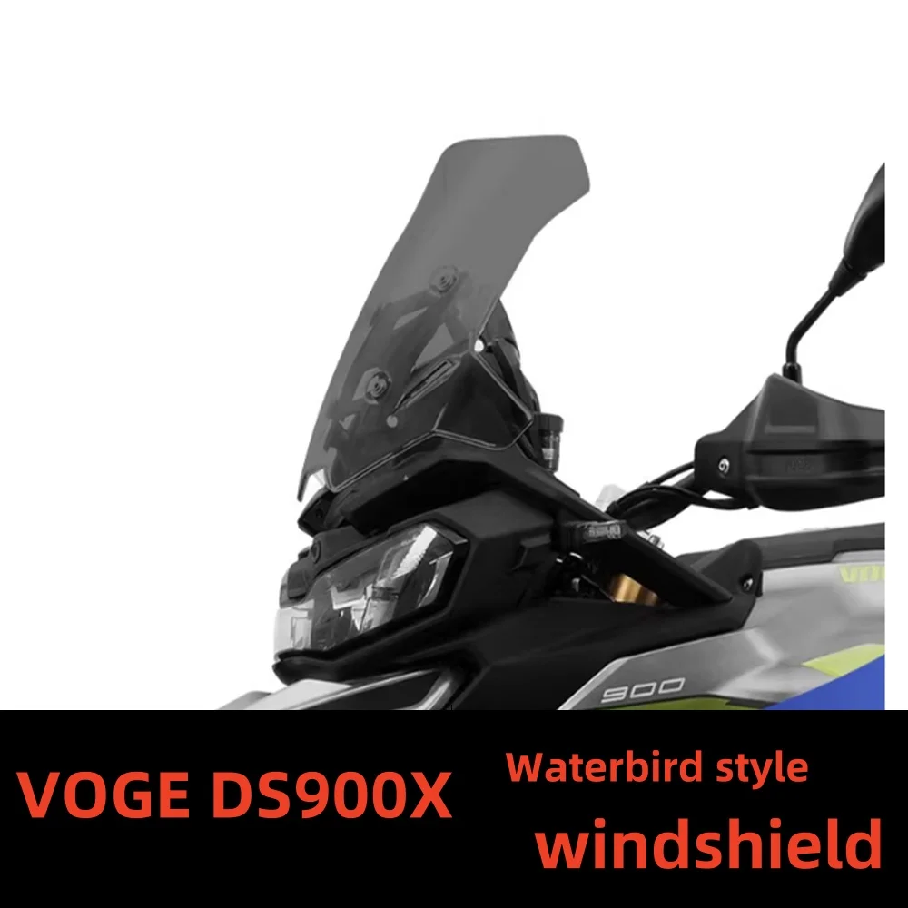 For VOGE DS900X high-quality waterbird model modified windshield and raised accessories 900DSX front windshield and rain shield