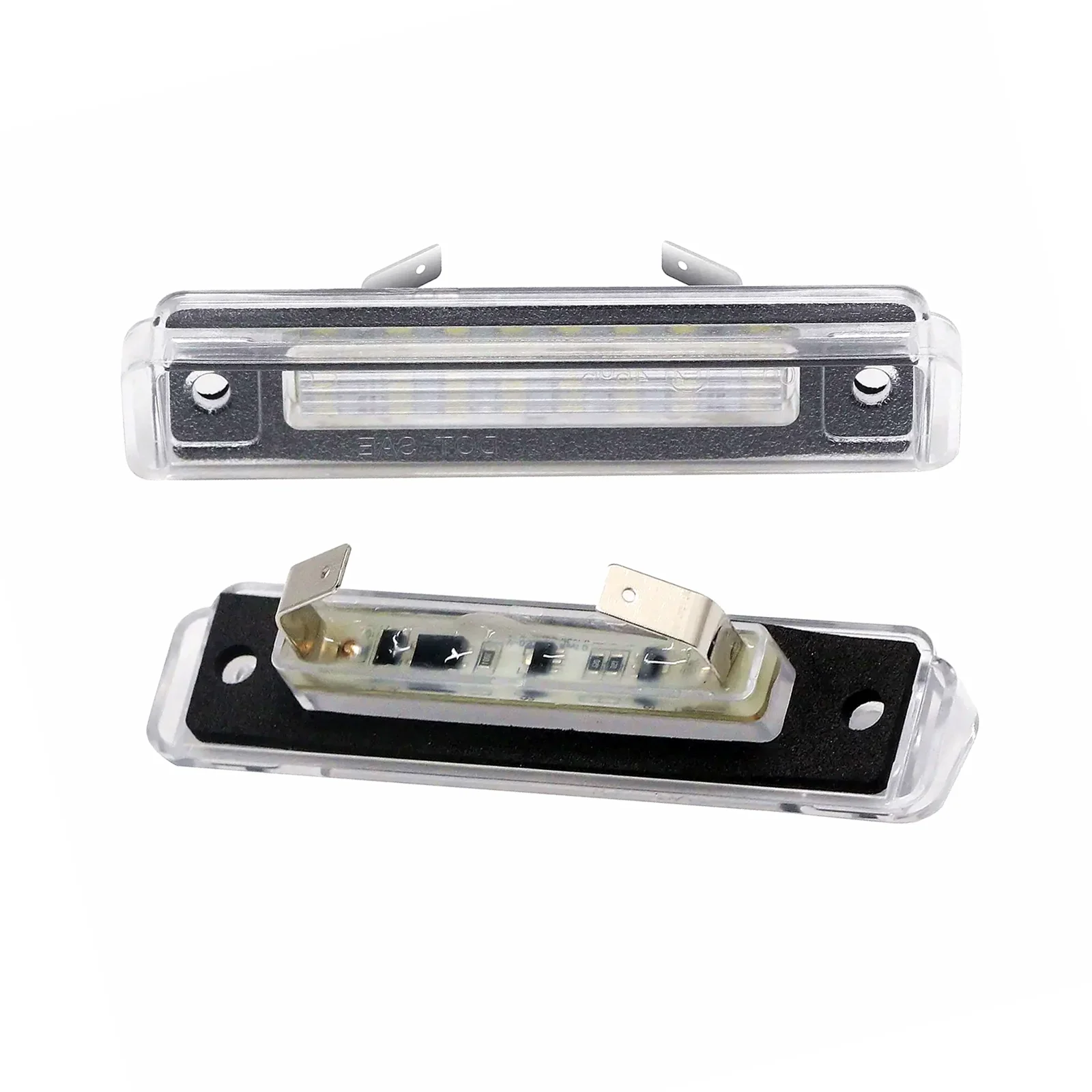 Lâmpada led para número de placa de licença, sem erros, canbus para mercedes-benz e-class w124 s124 sl-class r129 kombi