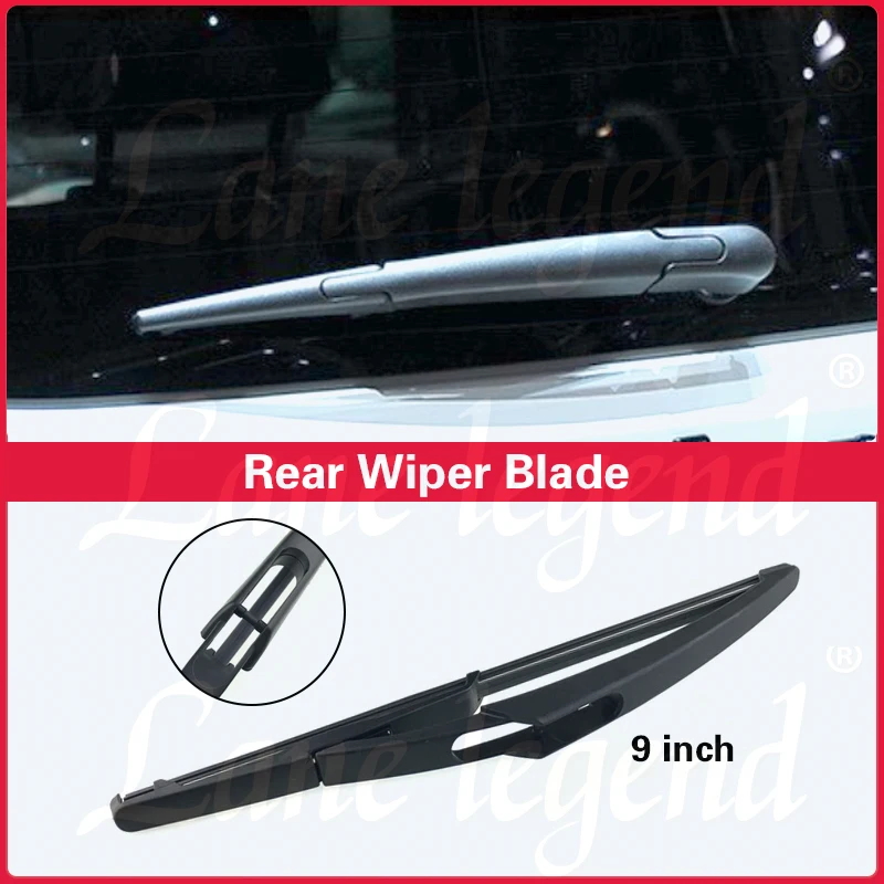 شفرة ممسحة السيارة الأمامية والخلفية للزجاج الأمامي المطاط لسيارة Jeep Renegade 2015 2016 2017 2018 2019 BU 22 "+ 20" + 9" ملحقات السيارة